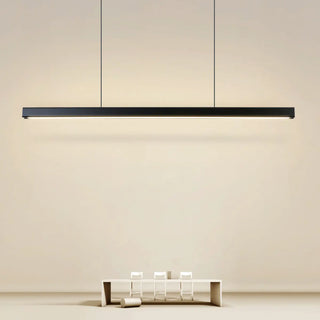ZOWALA - Simplistic Black Metal Linear Island Light Image - 5
