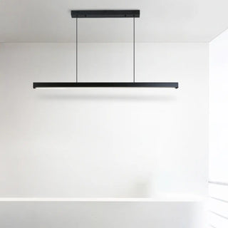 ZOWALA - Simplistic Black Metal Linear Island Light Image - 6