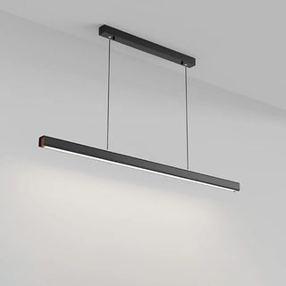 ZOWALA - Simplistic Black Metal Linear Island Light Image - 7