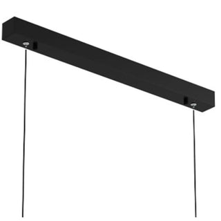 ZOWALA - Simplistic Black Metal Linear Island Light Image - 9