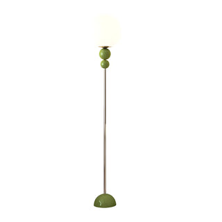 Bedside Stylish Red Orb Metal LED Floor Light Zawala Image - 8